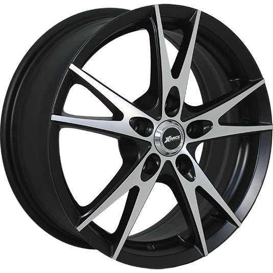 Комплект дисков X-Race AF-11 5х114.3 R17х7 СВ67.1 ЕТ41 mbf дымчатый  купить,NaN