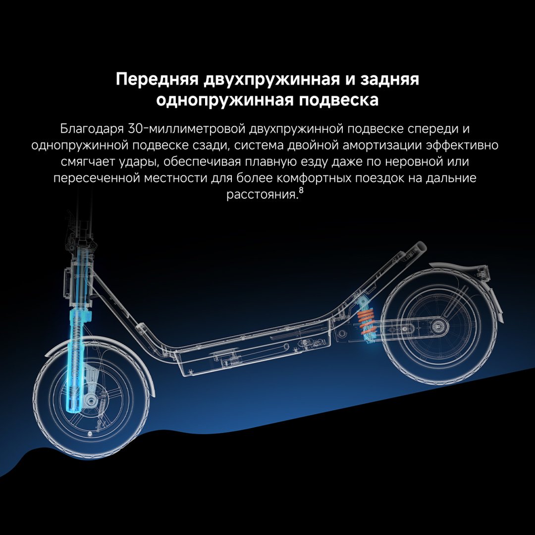 Электросамокат Xiaomi Electric Scooter 6 GL черный