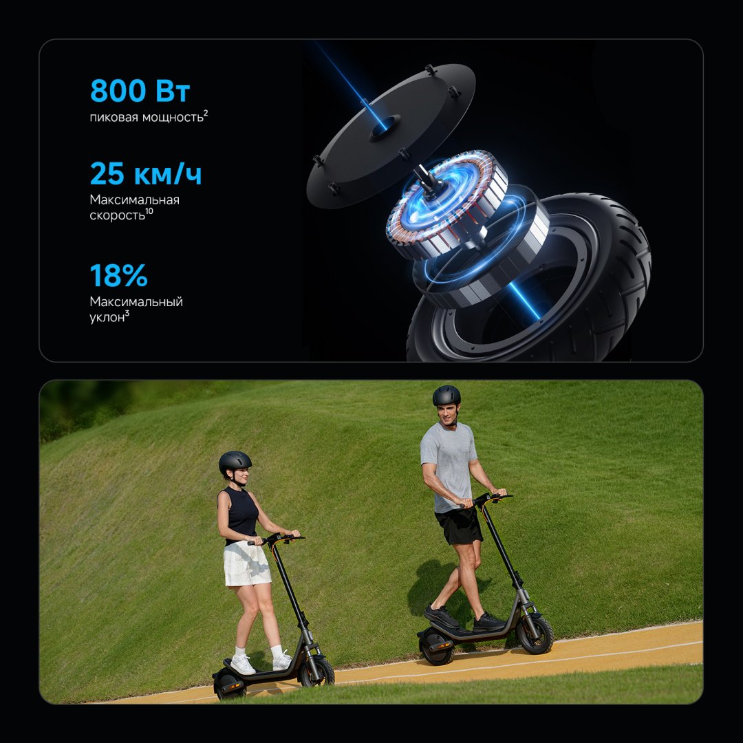Электросамокат Xiaomi Electric Scooter 6 GL черный купить,NaN