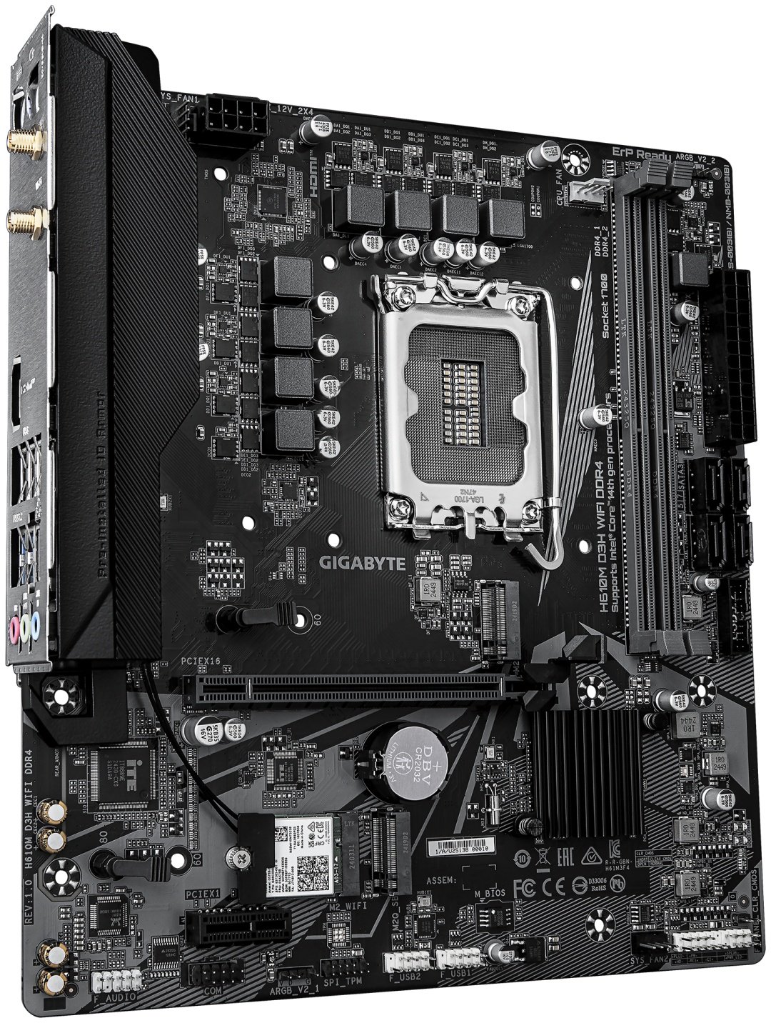 Материнская плата GIGABYTE H610M D3H WIFI DDR4 купить,NaN