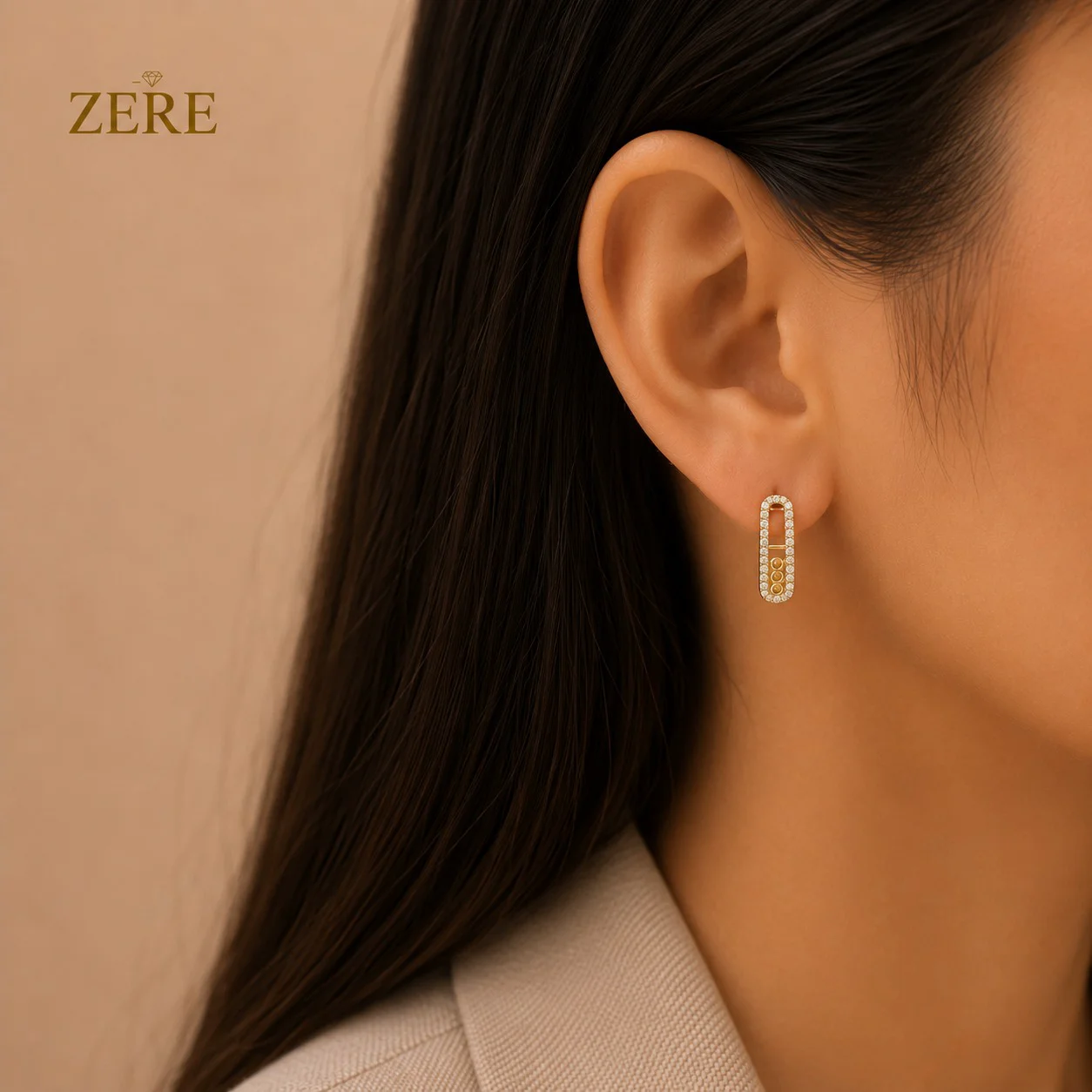 Серьги Zere ZR240724 жёлтое золото 5.17гр - ForteMarket Серьги Zere ZR240724 жёлтое золото 5.17гр купить,432450