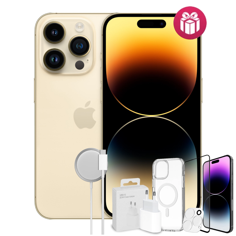 Смартфон Apple iPhone 14 Pro 512GB Gold + 5 подарков
