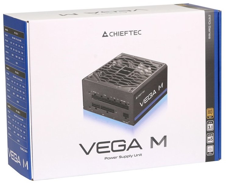 Блок питания Chieftec Chieftec Vega M PPG-750-C 750 Вт