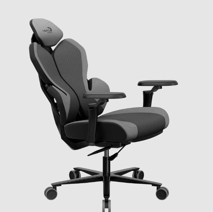 Игровое кресло AeroCool WING-Loft Air Dark Grey, серый купить,169115