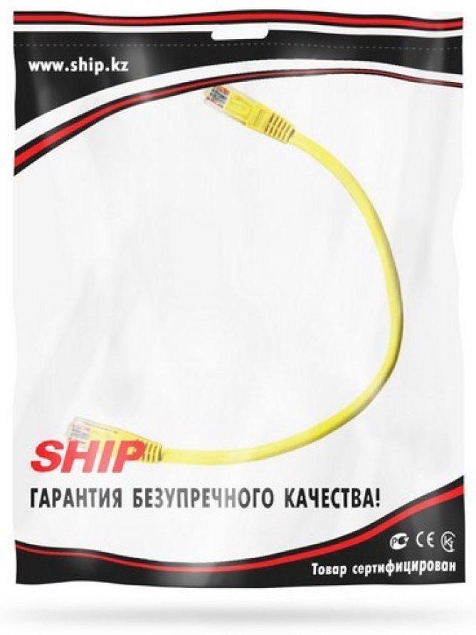 Кабель SHIP RJ-45 - RJ-45 0.3 м S3025YL0030-P купить,NaN
