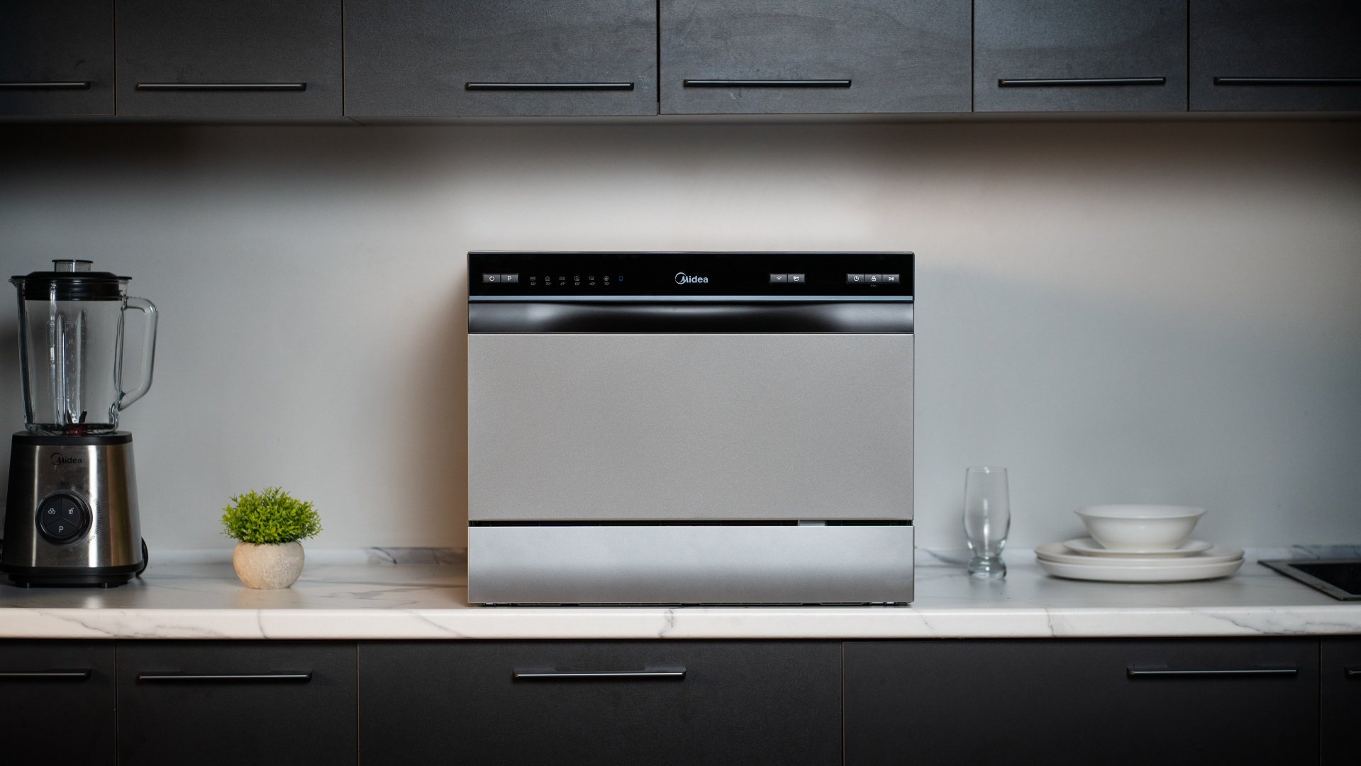 Посудомоечная машина Midea MCFD55S460Si-C серый купить,0