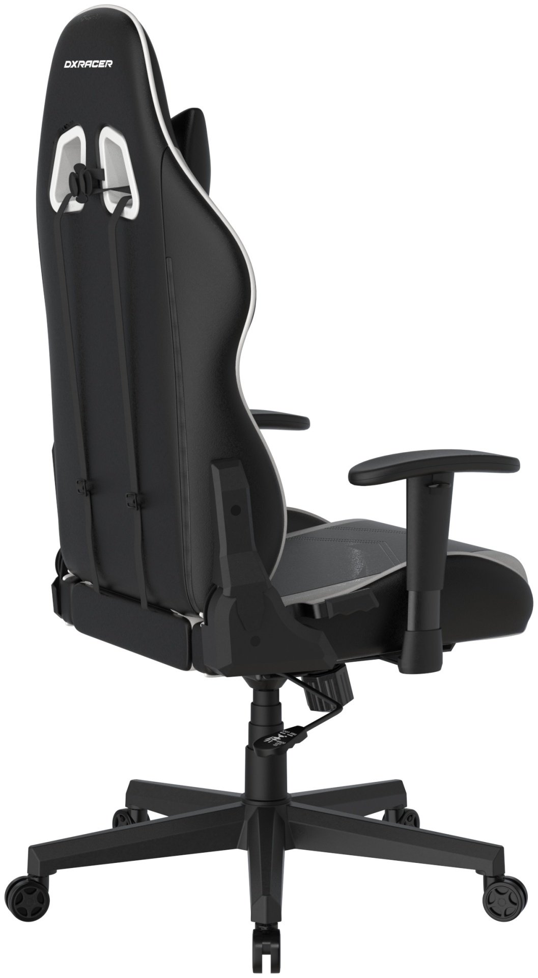 Игровое кресло DXRacer Prince GC/LPF132LTC/NW, черный, белый