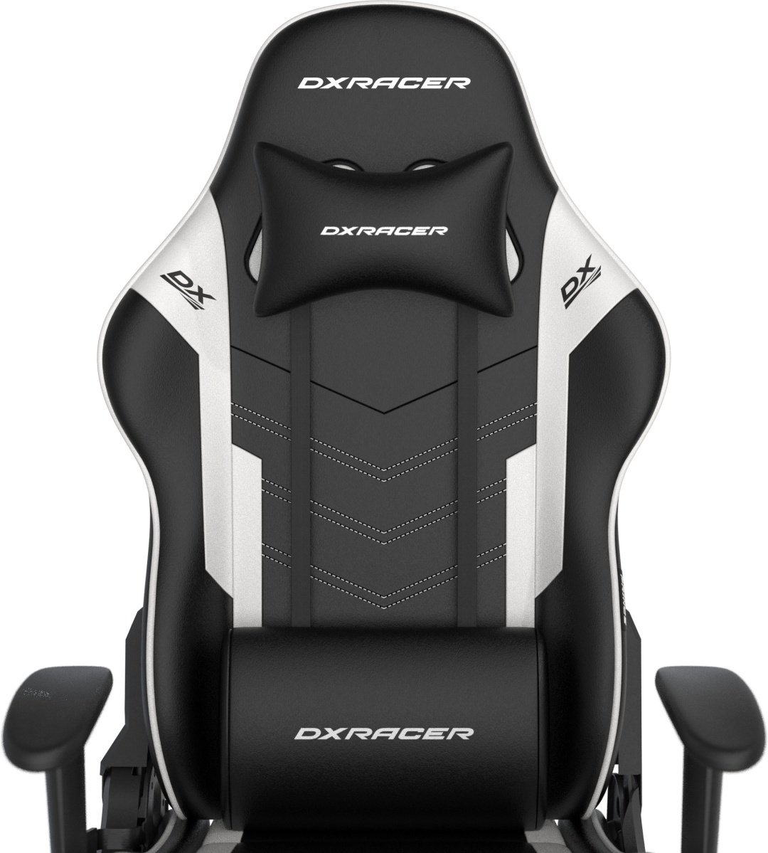 Игровое кресло DXRacer Prince GC/LPF132LTC/NW, черный, белый