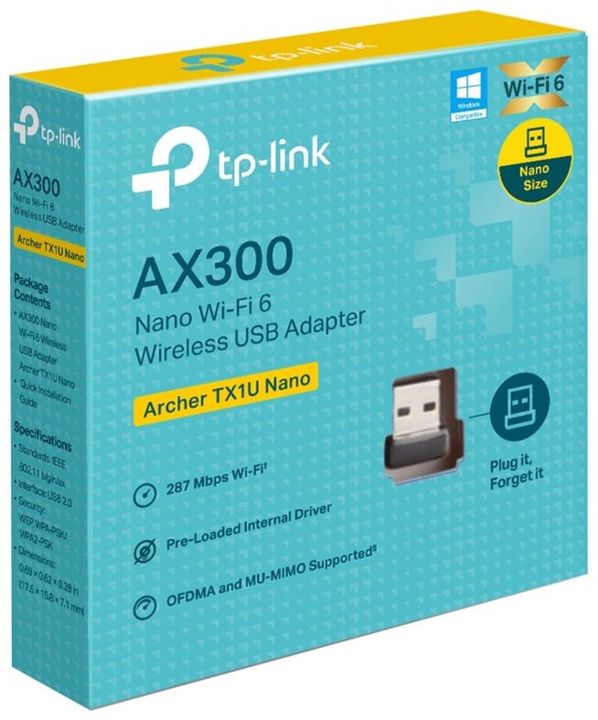 Сетевая карта TP-LINK Archer TX1U Nano (1.0)
