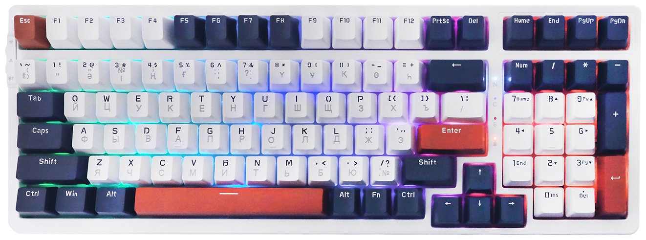 Клавиатура Attack Shark K98 белый купить,NaN