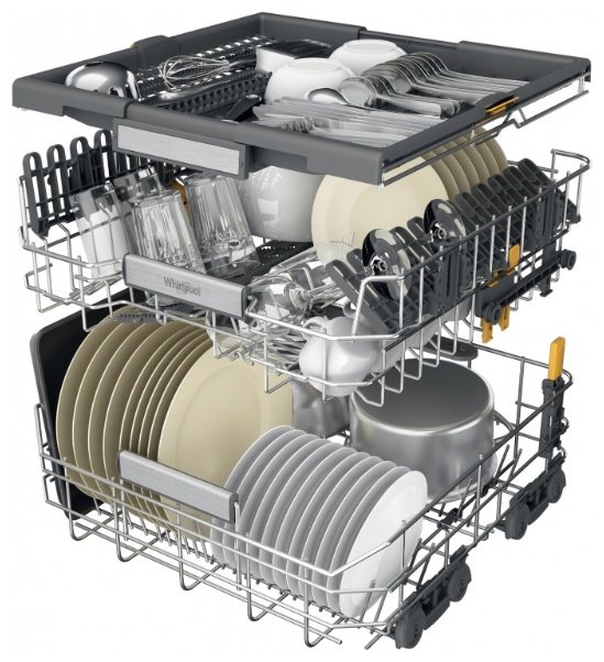 Посудомоечная машина Whirlpool W7I HF60 TU серебристый - ForteMarket Посудомоечная машина Whirlpool W7I HF60 TU серебристый купить,0