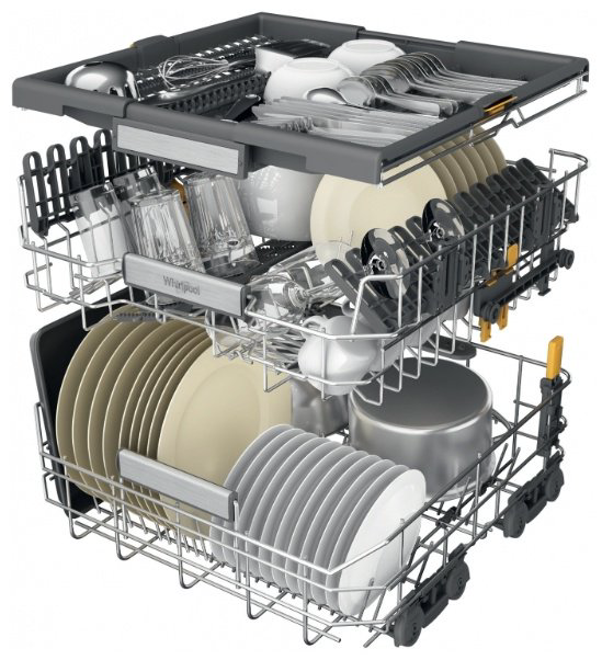 Посудомоечная машина Whirlpool W7I HF60 TU серебристый купить,NaN