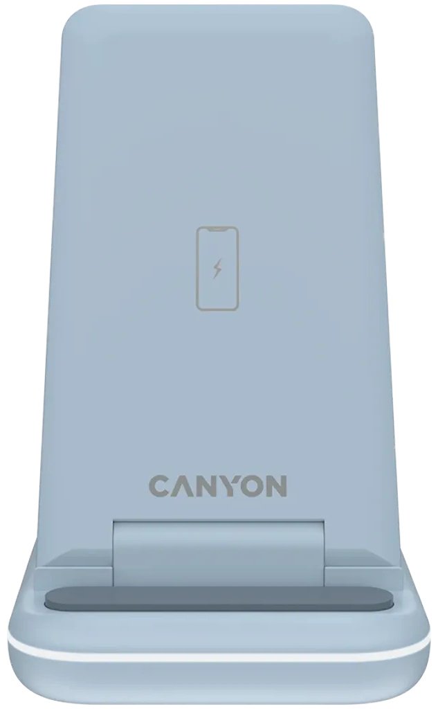 Зарядное устройство Canyon WS-304 USB Type-C 15 Вт синий купить,NaN