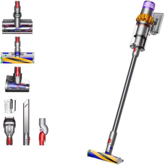 Пылесос Dyson V15 Detect Absolute серебристый купить,NaN