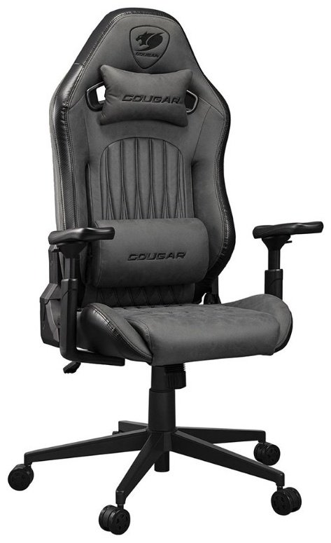 Игровое кресло COUGAR Explore 3MEJGRB.0001, серый, темно-серый