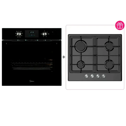 Духовой шкаф Midea MO 22800 GB + варочная поверхность Midea MG 606 B Black