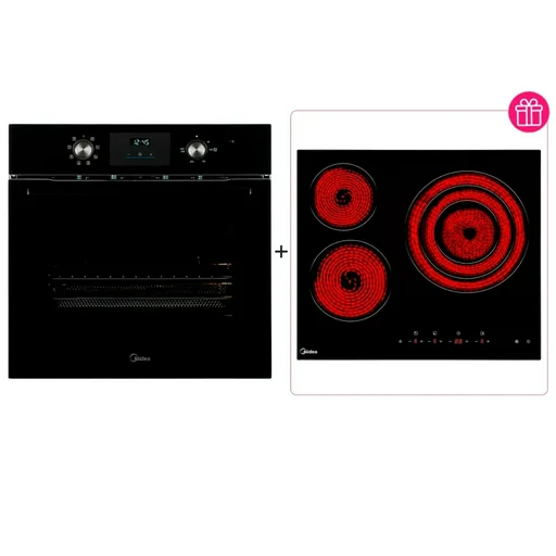 Духовой шкаф Midea MO 22800 GB + варочная поверхность Midea MCH-633B2 Black