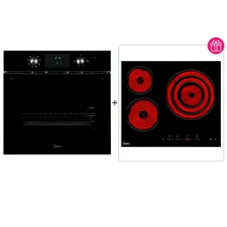 Духовой шкаф Midea MO 22800 GB + варочная поверхность Midea MCH-633B2 Black