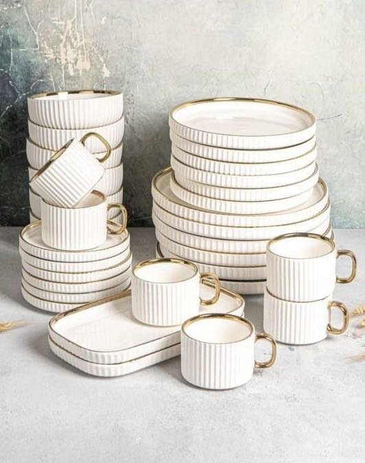 Сервиз на 6 персон Katherina , предметов: 32, столовый, керамика - ForteMarket Сервиз на 6 персон Katherina , предметов: 32, столовый, керамика купить,NaN