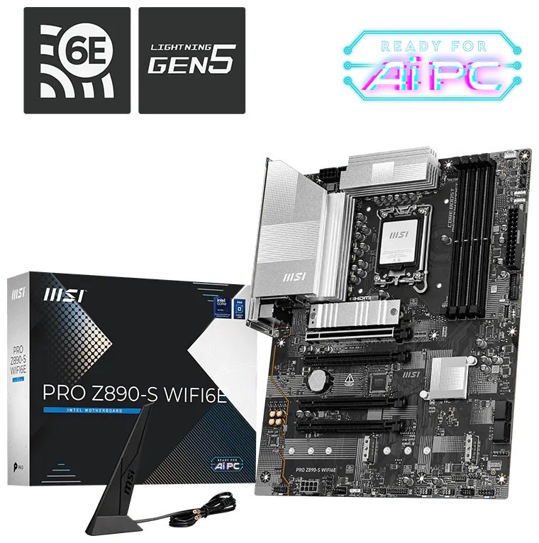 Материнская плата MSI PRO Z890-S WIFI6E купить,167213