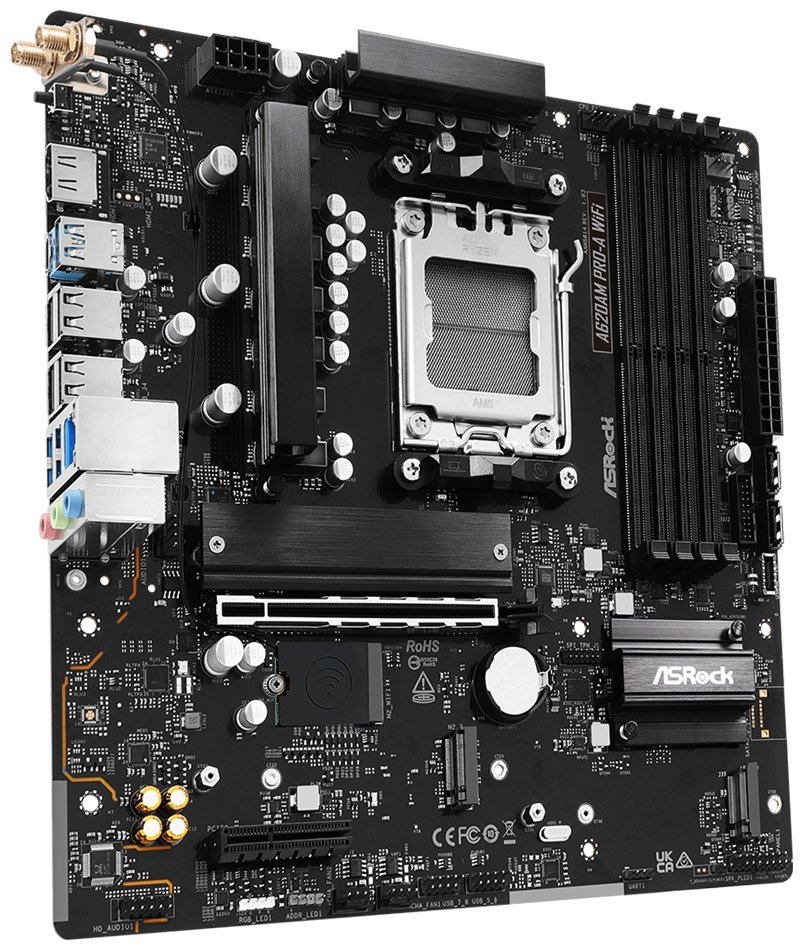 Материнская плата ASRock A620AM PRO-A WIFI купить,75075