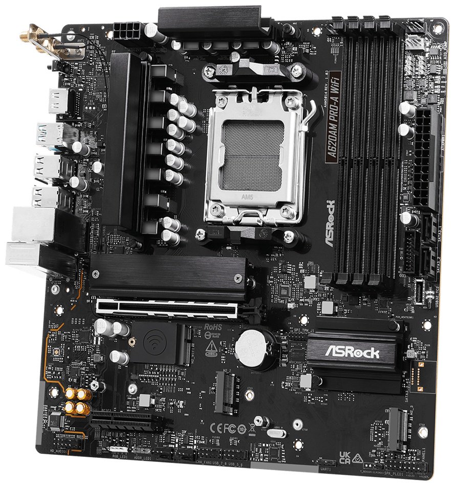 Материнская плата ASRock A620AM PRO-A WIFI купить,75075