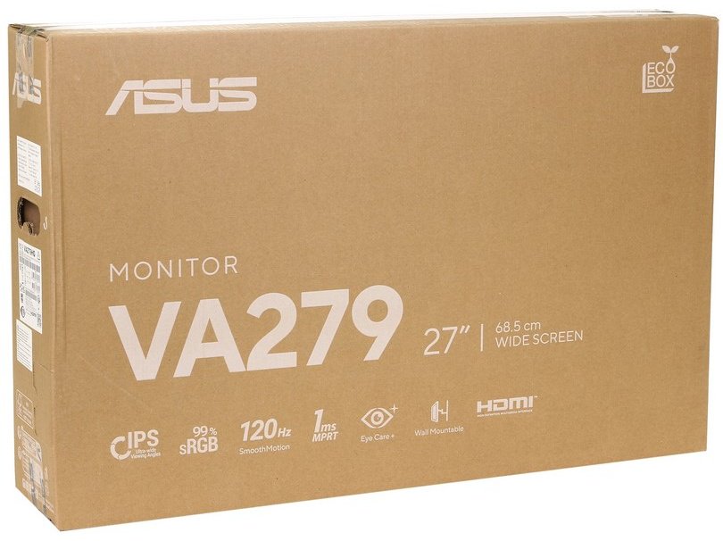 Монитор 27" ASUS VA279HG (90LM04J1-B02371) черный купить,NaN