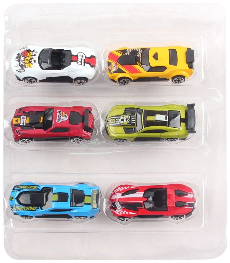Машина XGC TOYS Набор машинок X-Game XGCM6D (6 машинок в уп.) Серия СПОРТКАР мультиколор купить,NaN