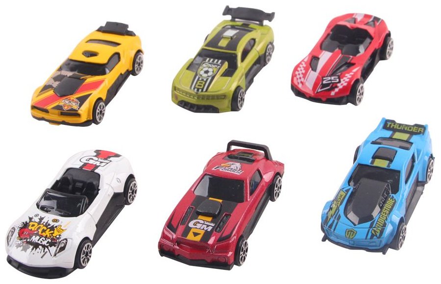 Машина XGC TOYS Набор машинок X-Game XGCM6D (6 машинок в уп.) Серия СПОРТКАР мультиколор купить,NaN