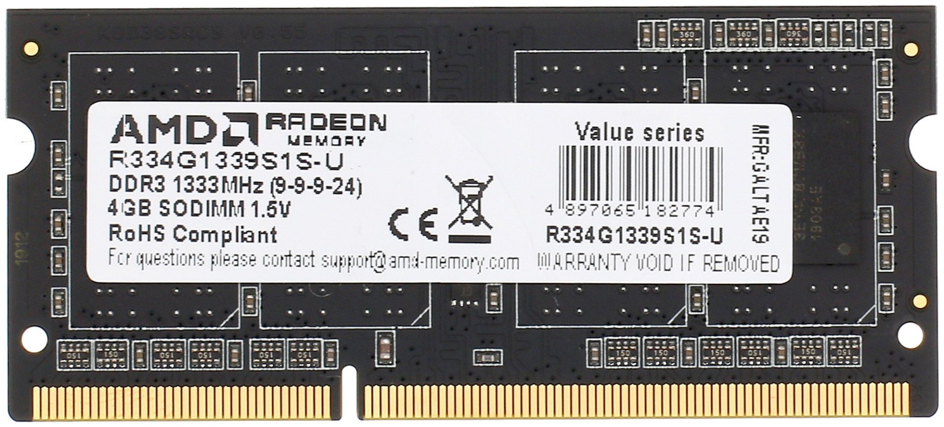 Оперативная память AMD R334G1339S1S-U 4 Гб купить,NaN