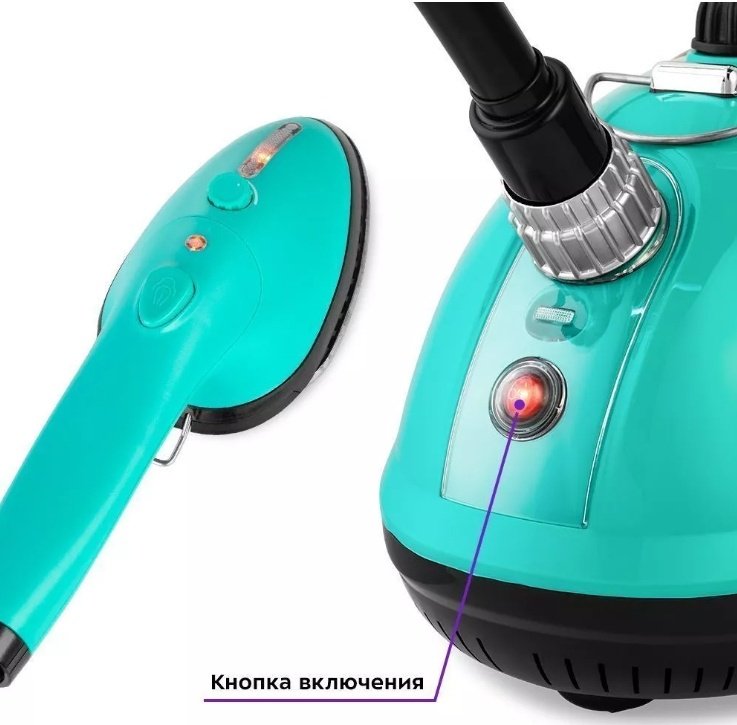 Отпариватель Kitfort КТ-9123-3 черный, бирюзовый купить,NaN