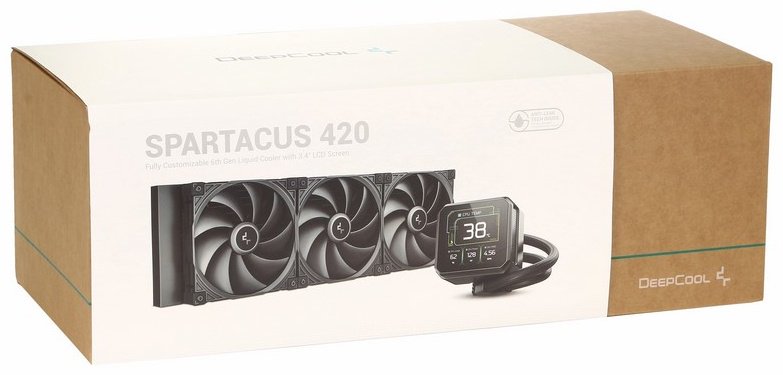 Система охлаждения Deepcool Spartacus 420 R-SPT420-BKDSMP-G-1 черный - ForteMarket Система охлаждения Deepcool Spartacus 420 R-SPT420-BKDSMP-G-1 черный купить,145170