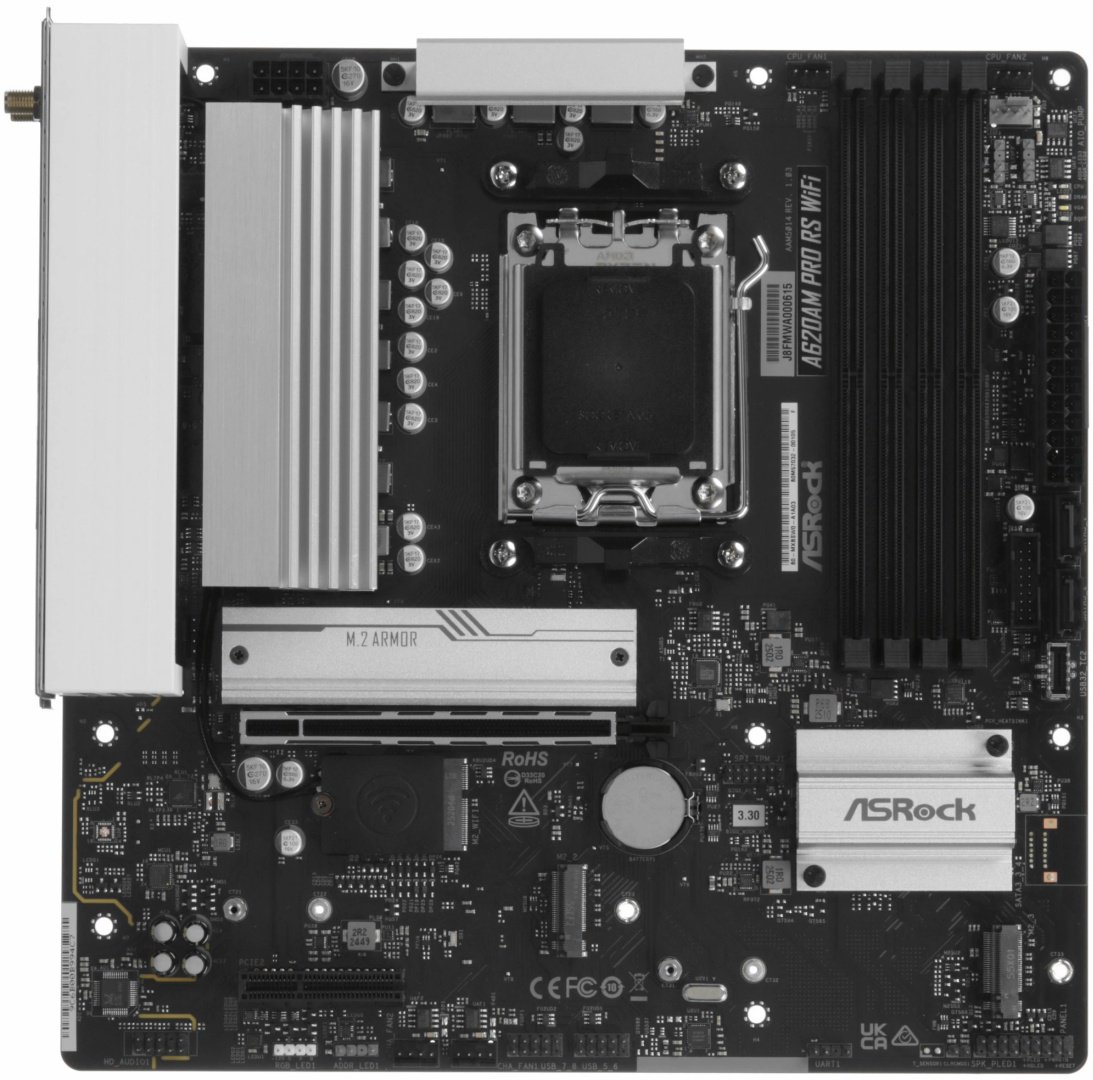 Материнская плата ASRock A620AM PRO RS WIFI