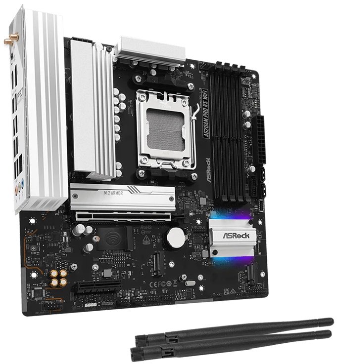 Материнская плата ASRock A620AM PRO RS WIFI купить,66942