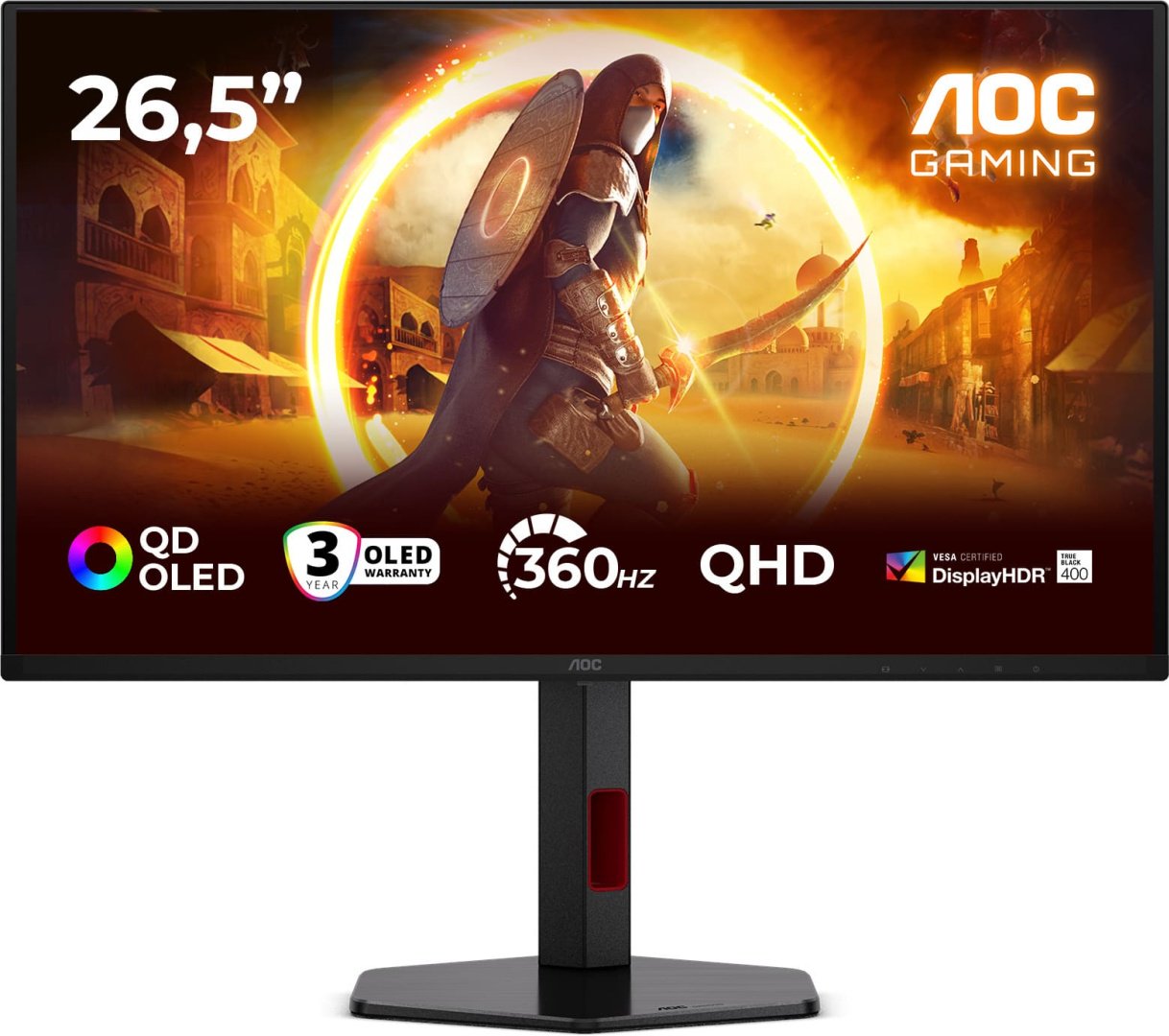 Монитор 26.5" AOC Q27G4SDR черный купить,NaN