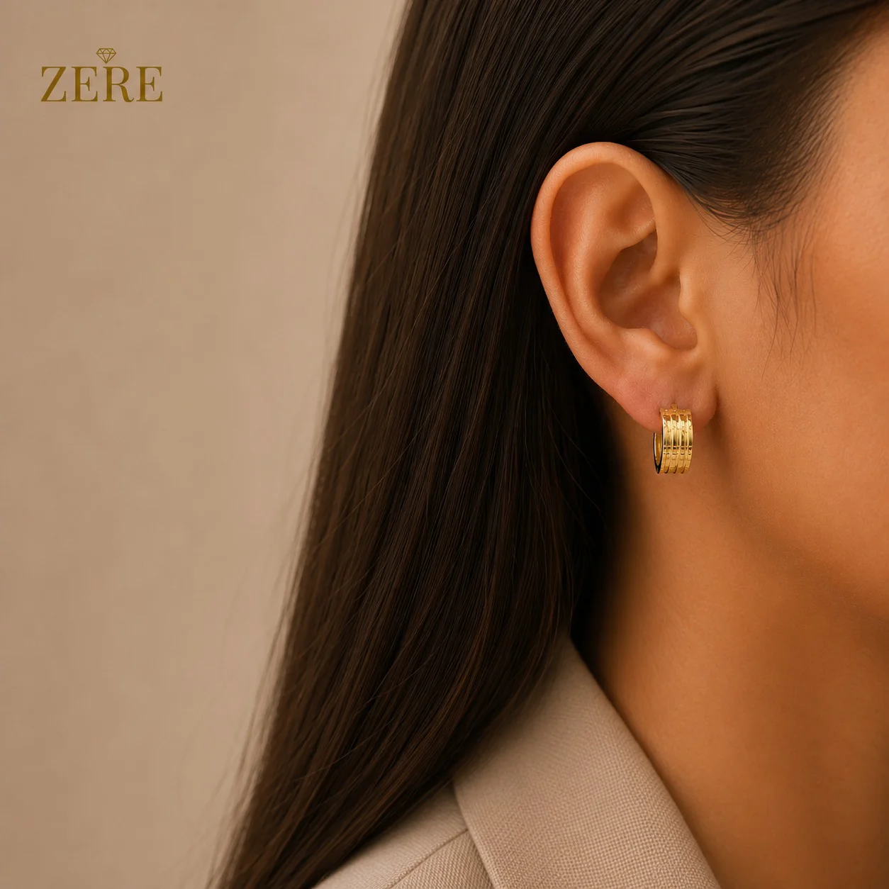 Серьги Zere ZR240730 жёлтое золото 4.13гр - ForteMarket Серьги Zere ZR240730 жёлтое золото 4.13гр купить,344050