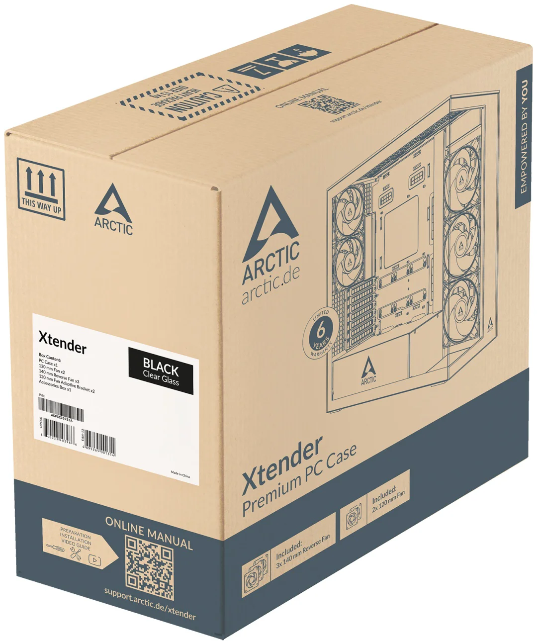 Корпус Arctic ACPCC00023A черный купить,89795