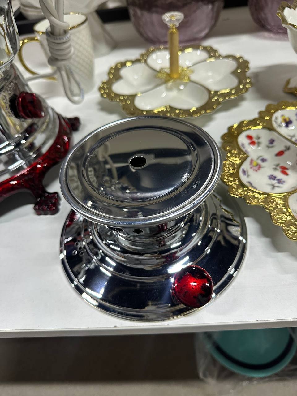 Самовар Katherina 822185031 8 л, сталь, латунь купить,NaN