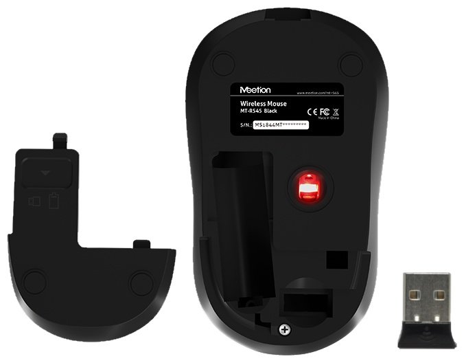 Мышь MeeTion MT-R545-A черный купить,NaN