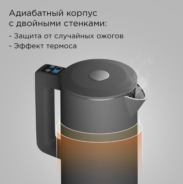 Электрочайник REDMOND SkyKettle KM231S серый