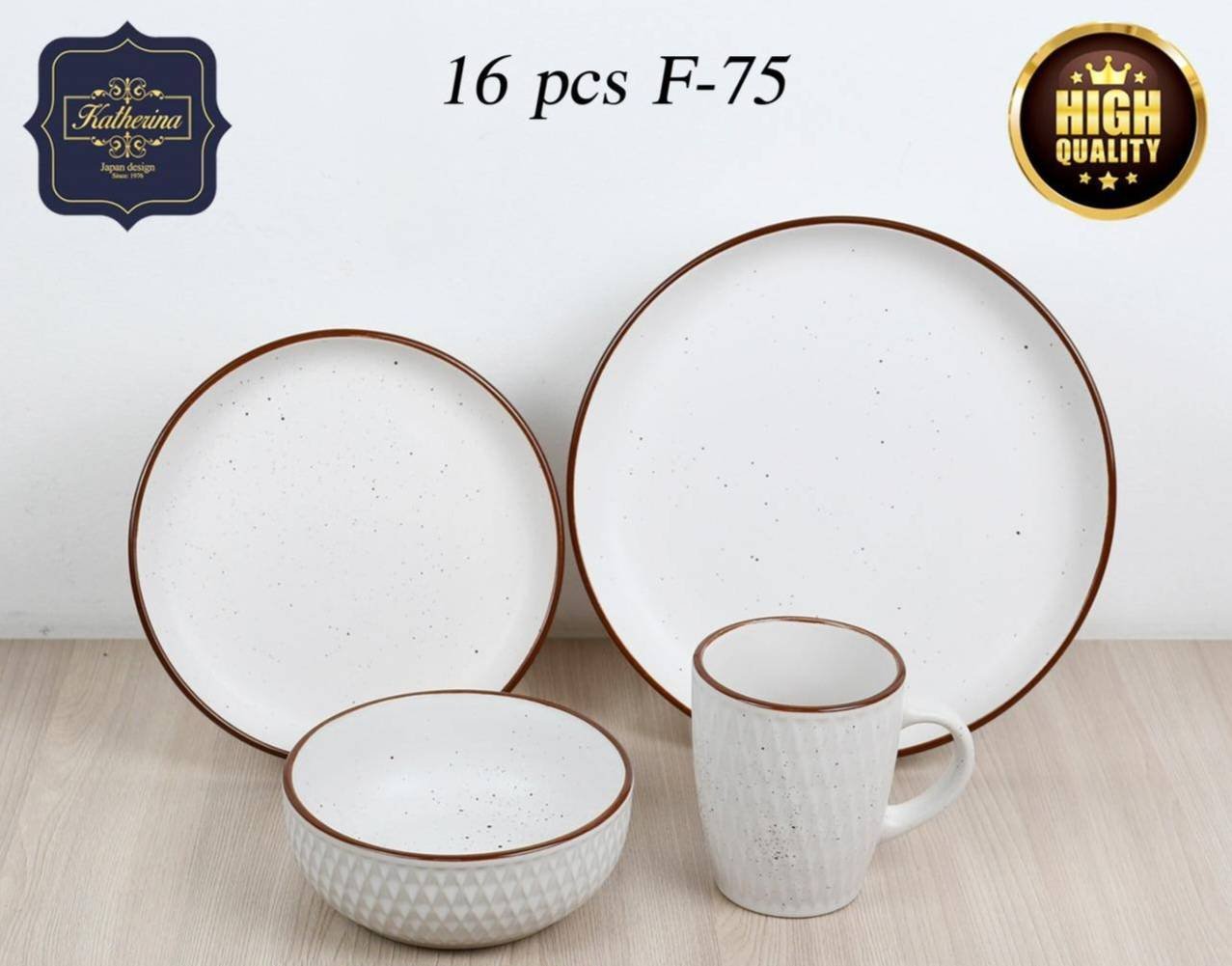 Сервиз на 4 персоны Katherina 16 pcs F 75, предметов: 16, столовый, керамика