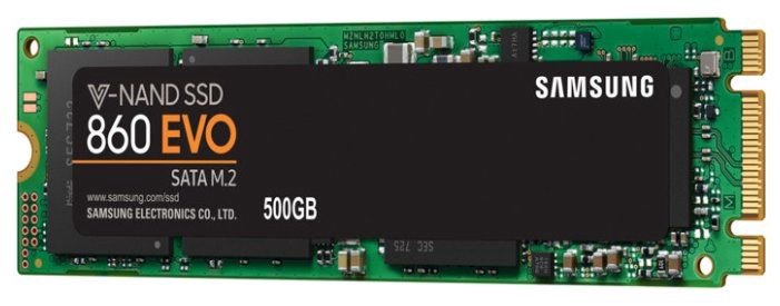 SSD накопитель Samsung 860 MZ-N6E500BW 500Gb