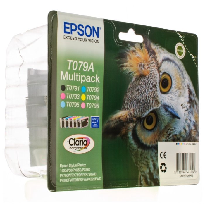 Картридж Epson C13T079A4A10 разноцветный купить,NaN