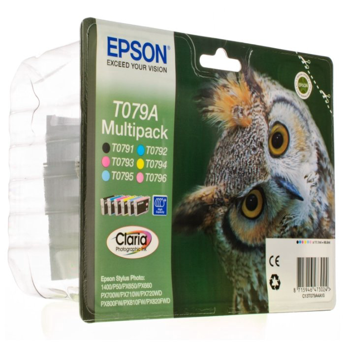 Картридж Epson C13T079A4A10 разноцветный купить,NaN