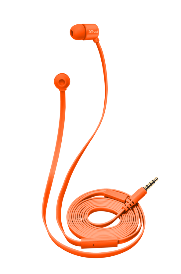 Наушники Trust Duga In-Ear оранжевые купить,NaN