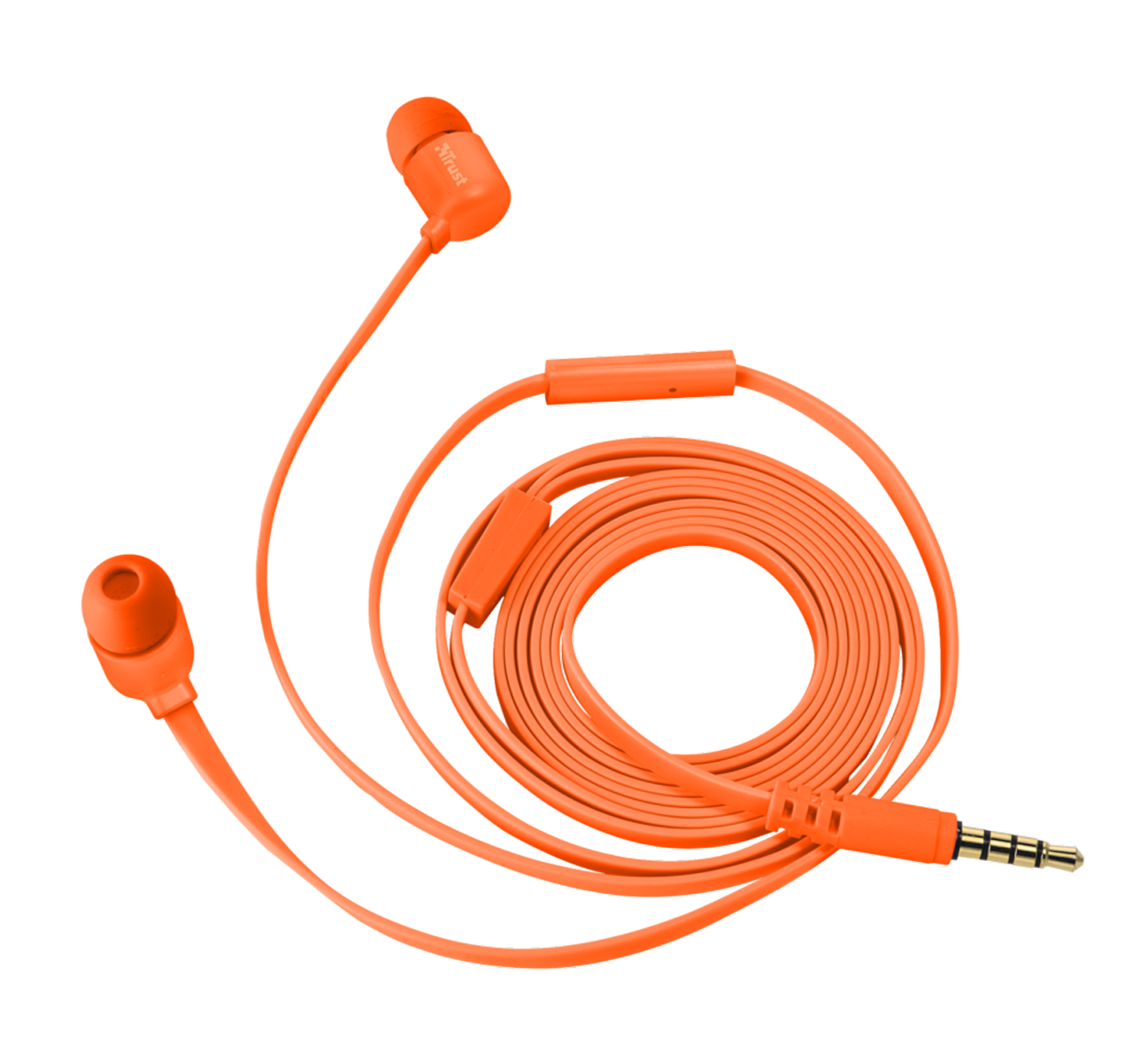 Наушники Trust Duga In-Ear оранжевые купить,NaN