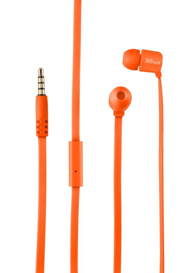 Наушники Trust Duga In-Ear оранжевые купить,NaN