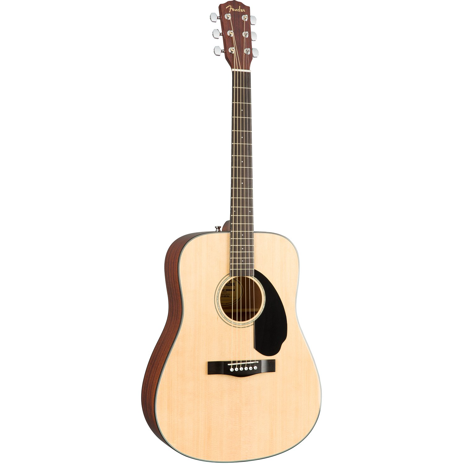 Акустическая гитара Fender CD-60S NAT коричневая купить,NaN