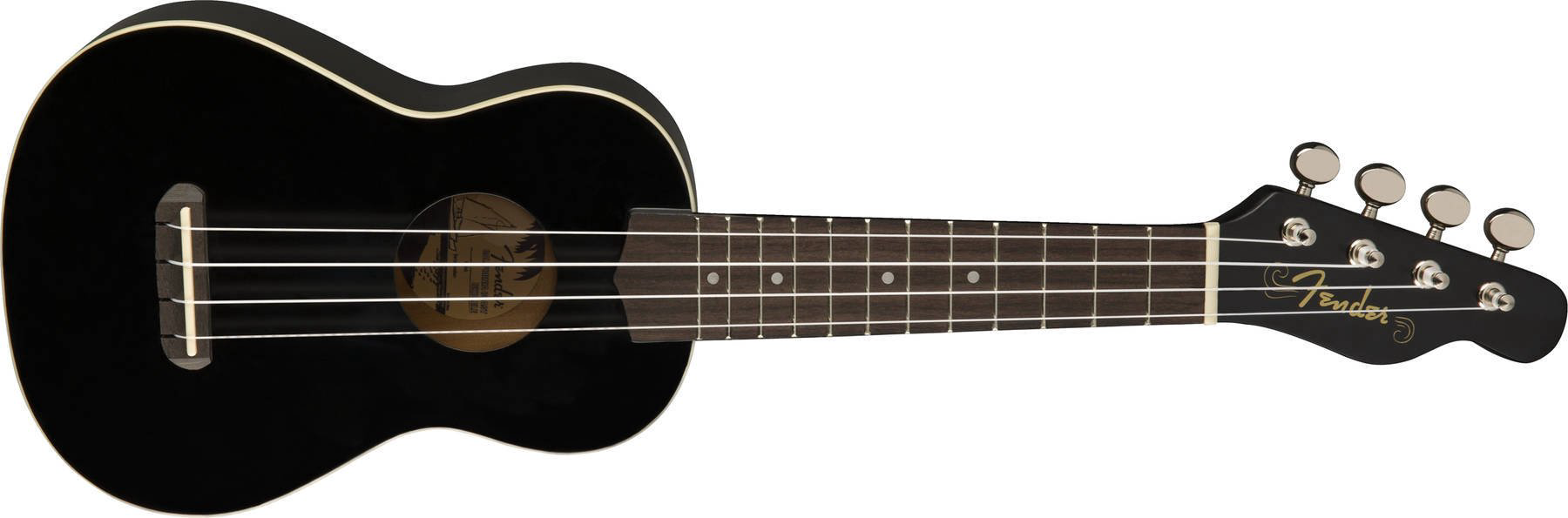 Укулеле Fender Venice Soprano черный купить,NaN