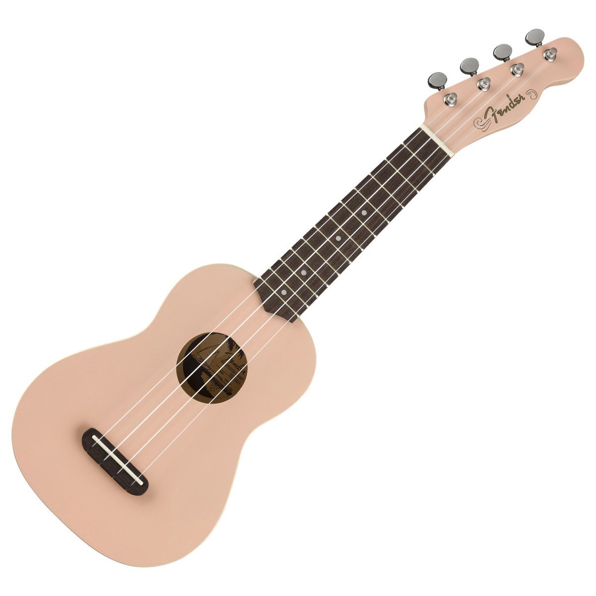 Укулеле Fender Venice Soprano розовый купить,NaN